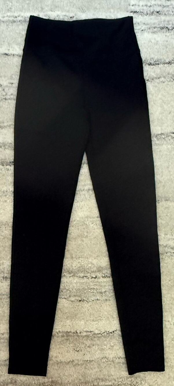 ASSETS by SPANX Women's Ponte Leggings Black Womens Size Small
